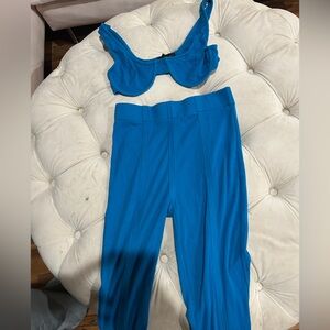 Vibrant Blue Two-Piece Set